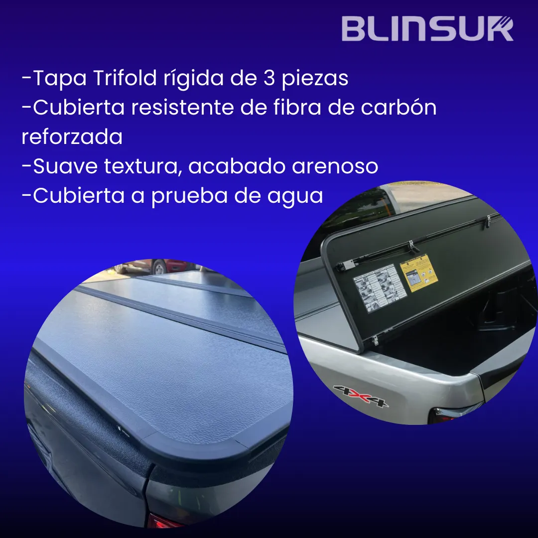 Tapa Cubre Batea Tri-fold Peugeot Landtrek 2020 - 2024 - Image 3