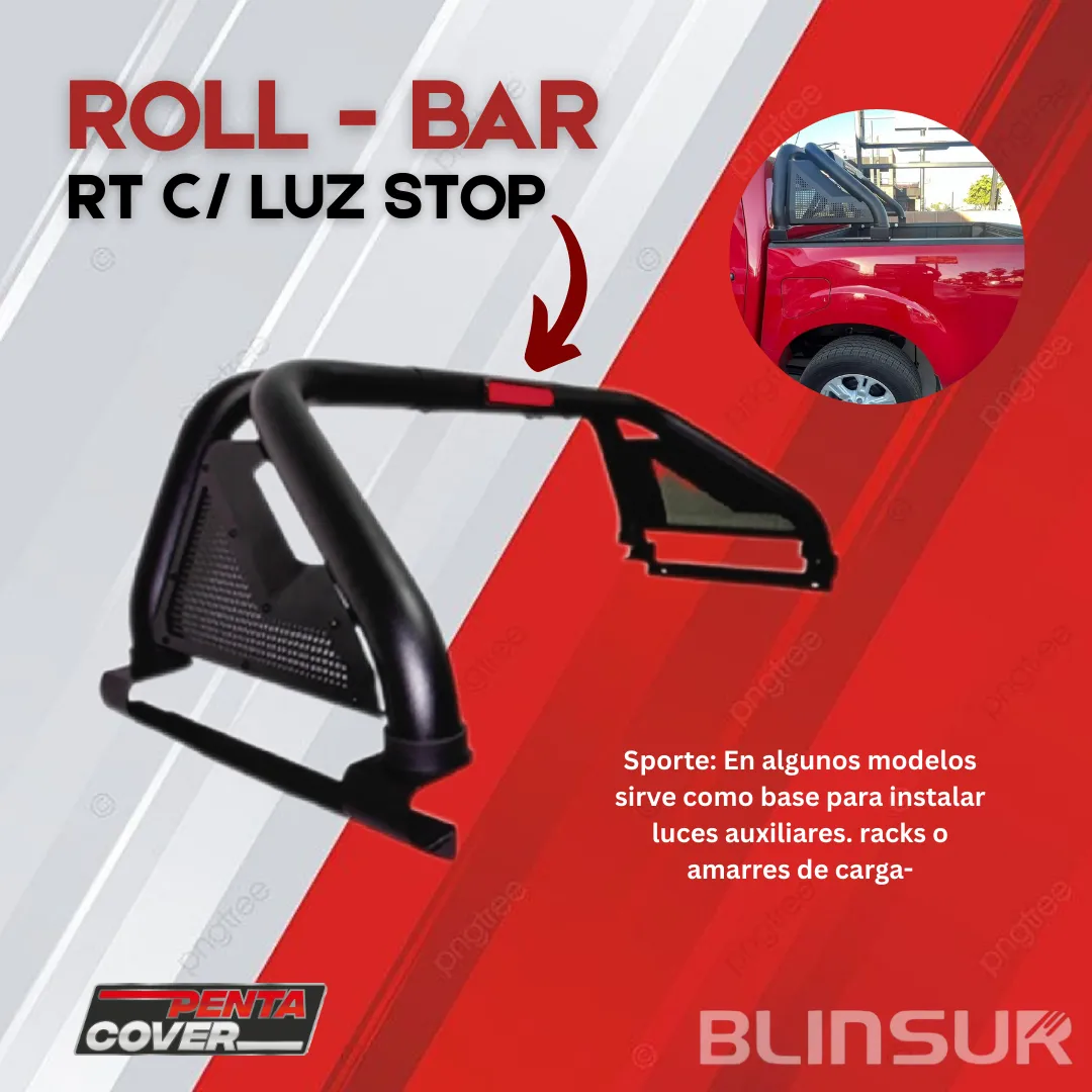 Roll Bar Rt C/ Luz Stop Para Ford Ranger 2023-2025 - Image 3