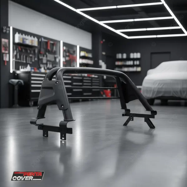 Roll Bar Ca1 Black Para Nissan Np300 Frontier 2016 - 2025