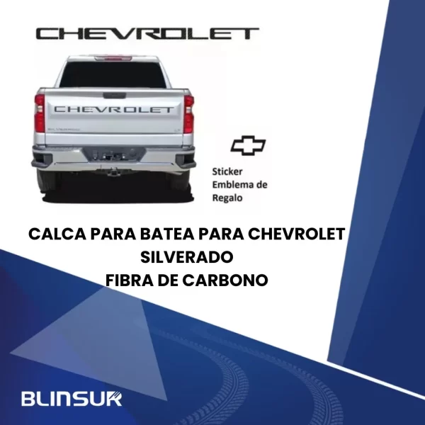 Calcomanía Bl Protection Film Para Chevrolet Silverado