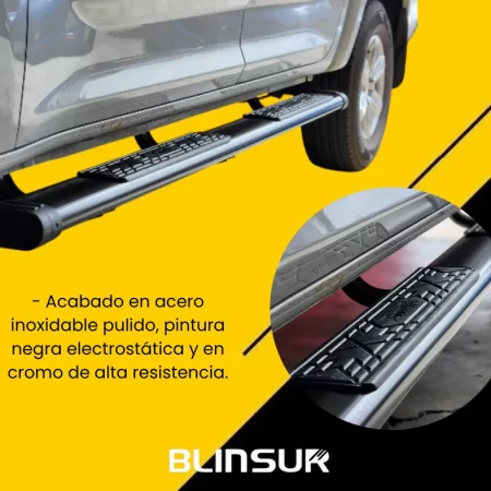 Estribos Bronx Para Nissan D21 - D22 1994-2015 Doble Cabina - Image 3