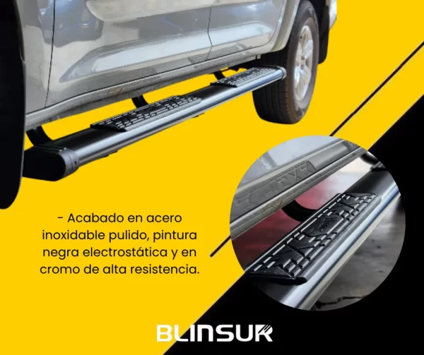 Estribos Bronx Para Ford Lobo 2015 -2024 Doble Cabina