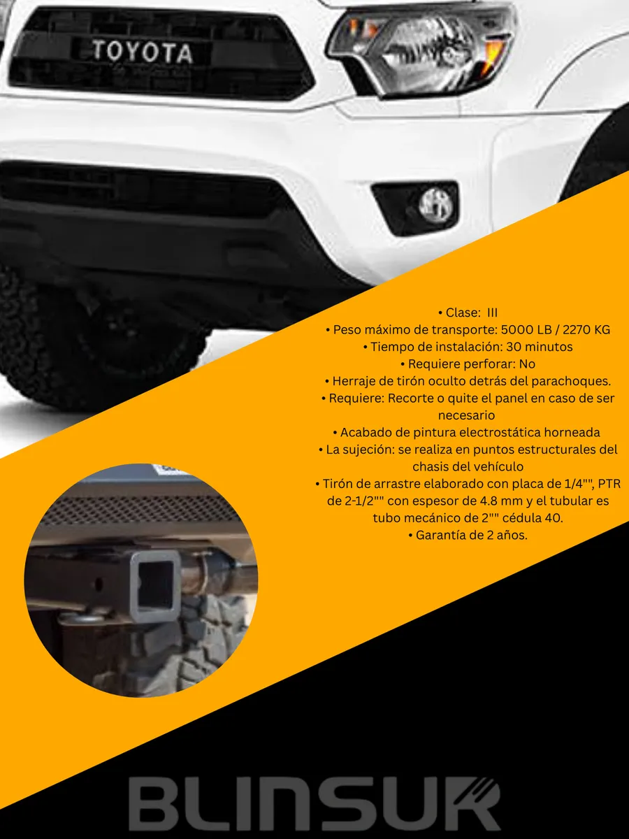 Kit Tiron Arrastre + Cople Y Bola Toyota Tacoma 2005 - 2015 - Image 3