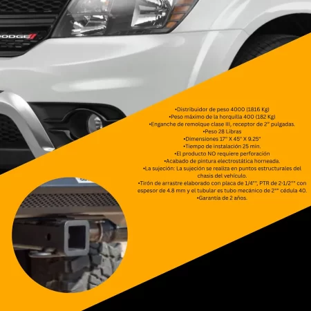 Kit Tiron Arrastre Dodge Journey 2009 - 2020 + Eliminador - Image 3