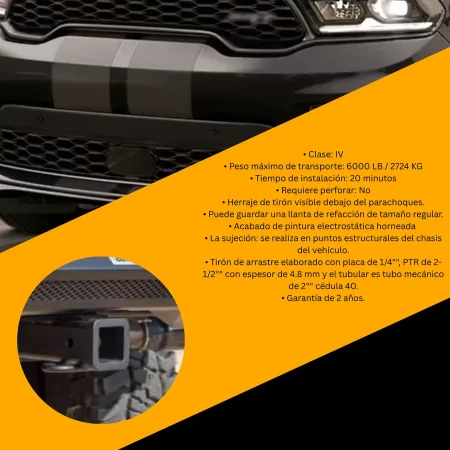 Kit Tiron De Arrastre Dodge Durango 2011 - 2022 + Eliminador - Image 3