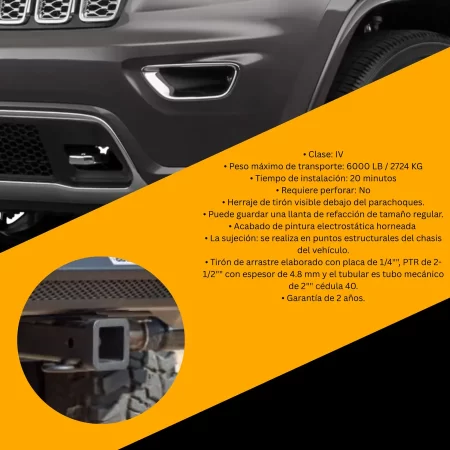 Kit Tiron Arrastre Jeep Grand Cherokee 2011 - 2021 + Cople - Image 3
