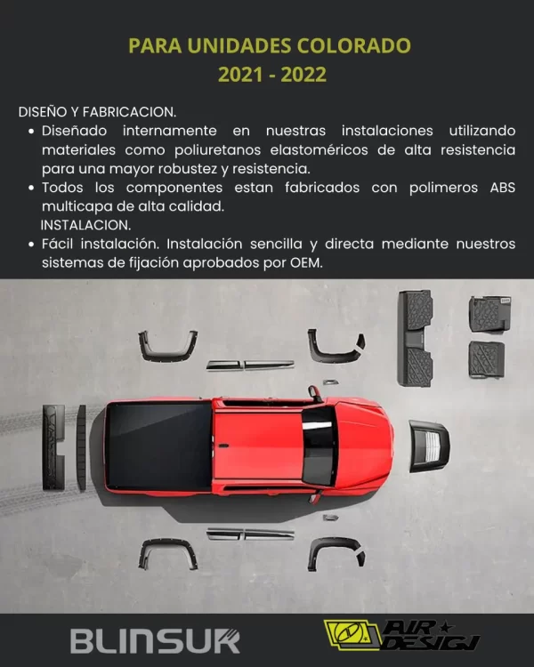 Kit Todoterreno Chev Colorado Caja Larga 2021 2022