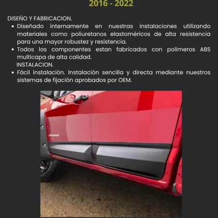 Juego De Rocker Panels Crew Cab Colorado 2016-2022 - Image 3