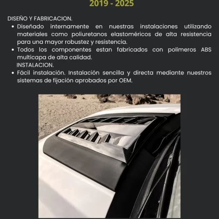 Toma De Aire De Cofre Airdesign Gmc Sierra 1500 2019 2025 - Image 3