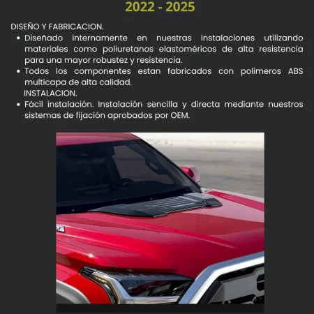 Toma De Aire Para Cofre Tundra 2022 - 2025 Airdesign - Image 3