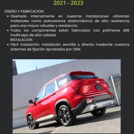Molduras De Puertas Para Chevrolet Captiva 2021-2023 - Image 3