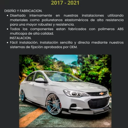 Body Kit Con Alerón Volado Air Design Cavalier 2017 - 2021 - Image 3