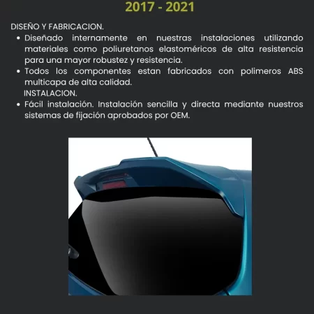 Alerón De Techo Chevrolet Spark/spark Ng 2017 - 2021 - Image 3