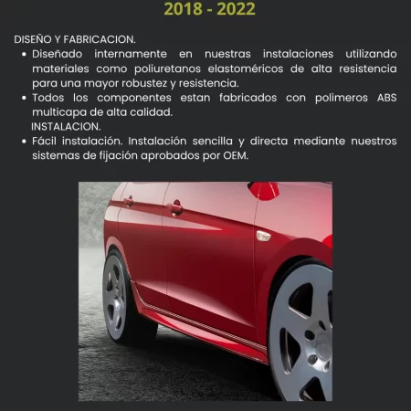Juego De Faldones Laterales Chevrolet Aveo 2018 - 2022 - Image 3