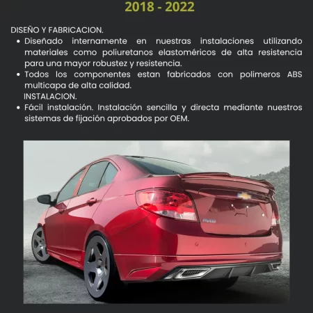 Body Kit Completo Air Design Chevrolet Aveo 2018 - 2022 - Image 3