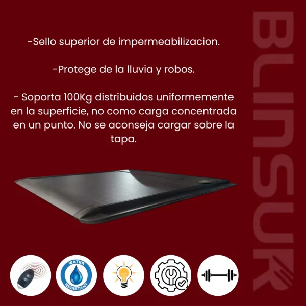 Tapa Cubre Batea Electrica Para Gwm Poer Doble C 2024 - 2025