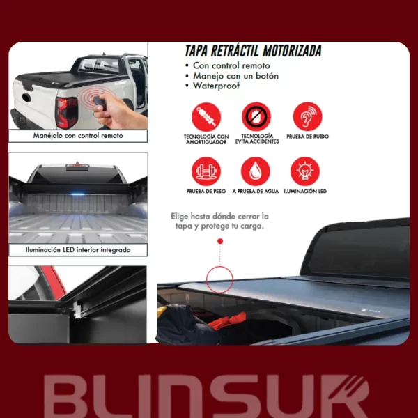 Tapa Cubre Batea Electrica Para Ram 1200 Doble C 2024 2025