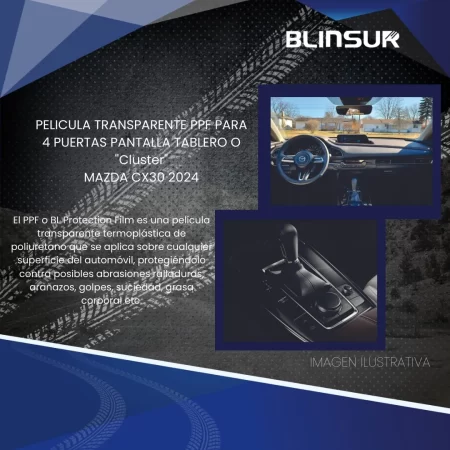 Protección P.centra, Pantalla Y Cluster Mazda Cx30 2024 - Image 3