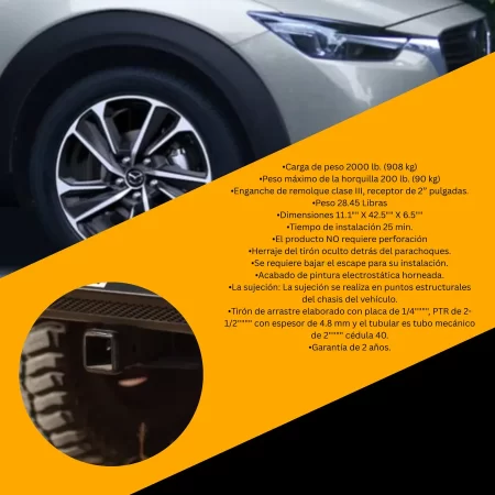 Kit Tiron De Arrastre Mazda Cx-3 2016 - 2025 + Cople Y Bola - Image 3