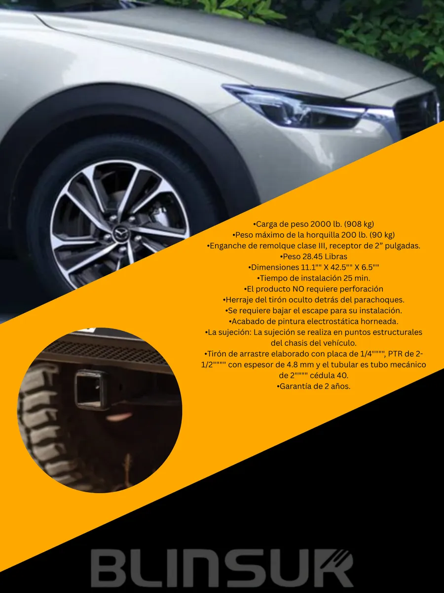 Kit Tiron De Arrastre Mazda Cx-3 2016 - 2025 + Cople Y Bola - Image 3