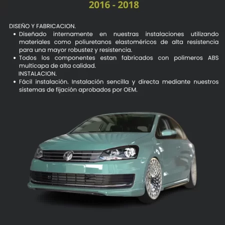 Spoiler Delantero Air Design Vw Vento 2016 - 2018 - Image 3