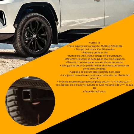 Kit Tiron Arrastre Toyota Rav4 2019 - 2025 + Cople Y Bola - Image 3