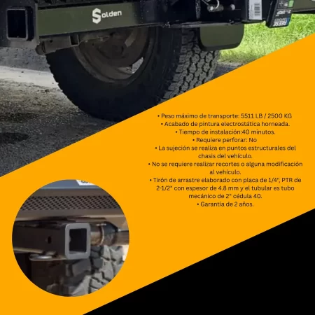 Tiron Jalon De Arrastre Para Peugeot Landtrek 2021 - 2024 - Image 3