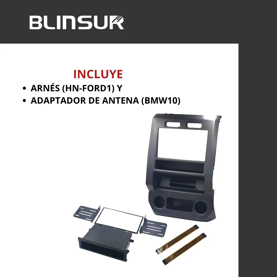 Base Frente Autoestereo Ford F-150 2015-2021 - Image 3