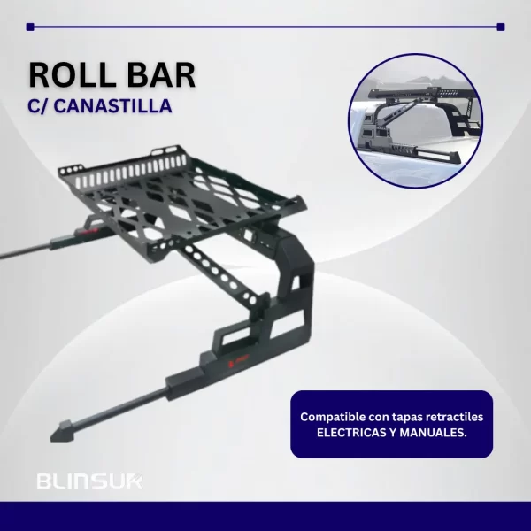 Roll Bar C/ Canastilla Y Pasamanos Para Ram 2010 - 2020