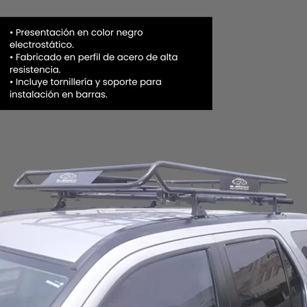 Canastilla Porta-equipaje Bronco Universal 101 X 139 Cm