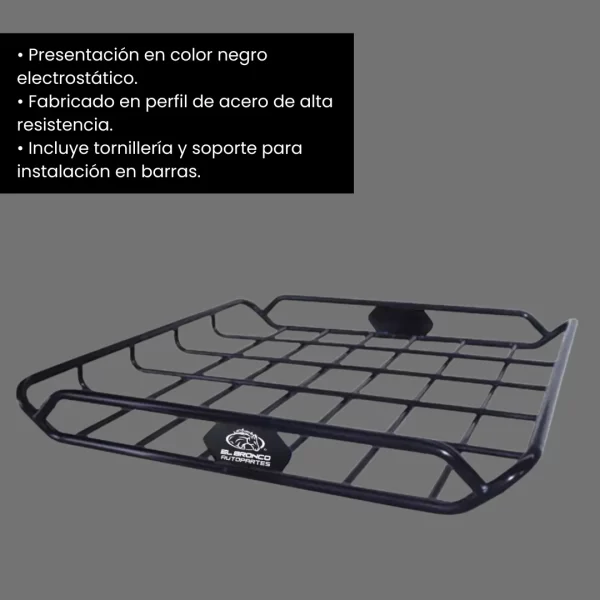 Canastilla Porta-equipaje Bronco Universal 100 X 100 Cm