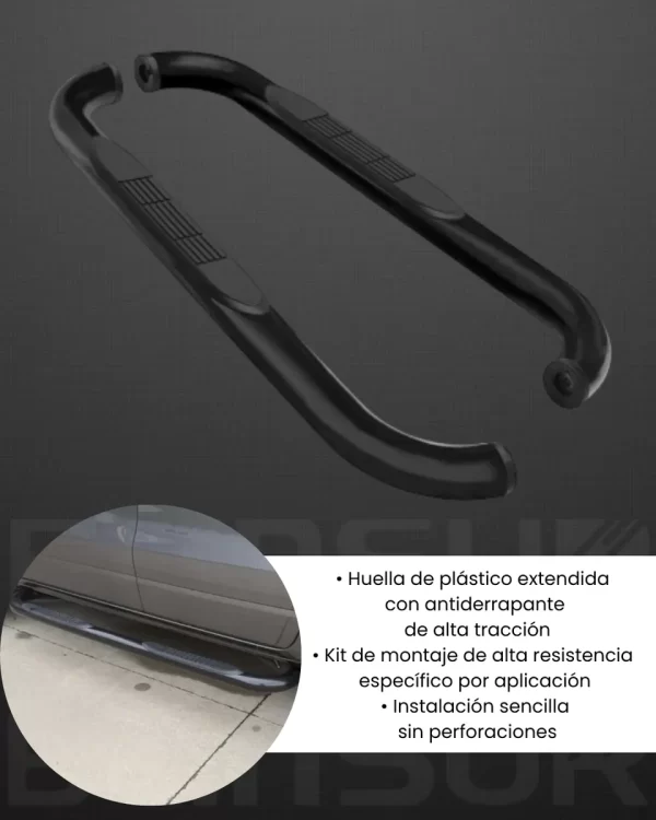 Estribos Redondos Ford Explorer 2020 - 2022 Suv Negros