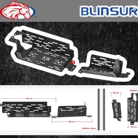 Protector De Catalizador Para Hilux 16-23 Dob Cab - Image 3