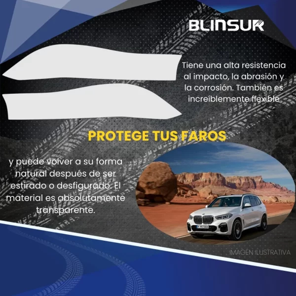 Protección Bl Ppf Faros Compatible Con Bmw X5 2018