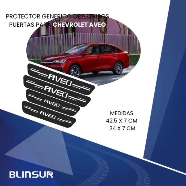 Cinta Protectora Bl Embellecedora De Estribos Para Aveo