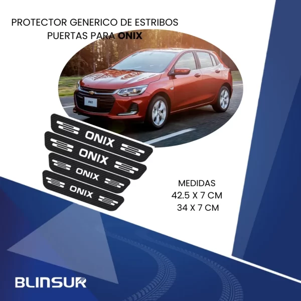 Cinta Protectora Bl Embellecedora Estribos Para Onix