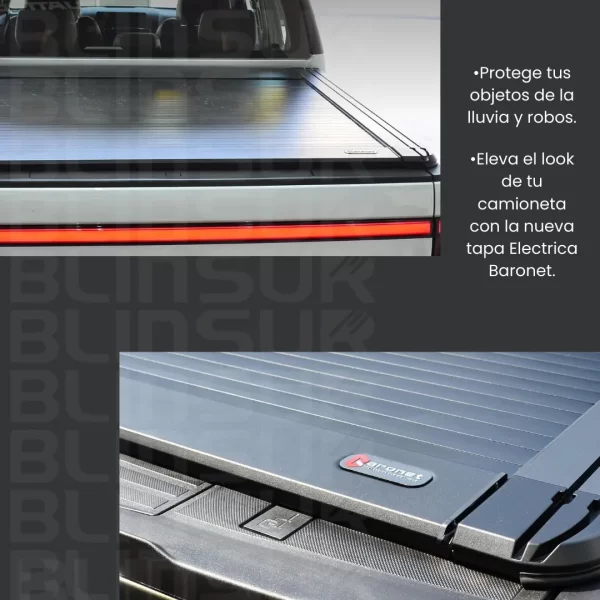 Tapa Retractil Electrica Para Volkswagen Amarok 2010 - 2023