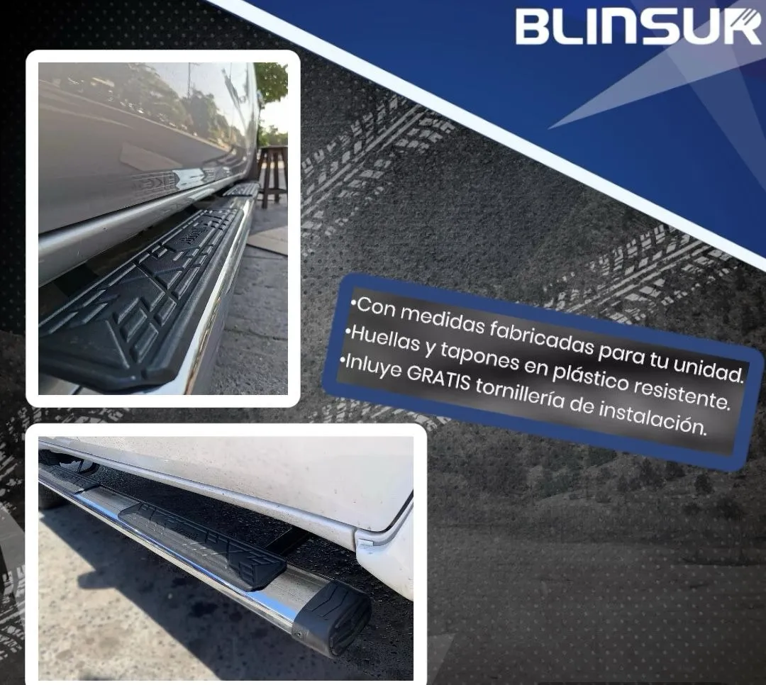 Estribos Bronx Ford Lobo F-150 Doble Cabina 2017 -2021 Cromo - Image 3