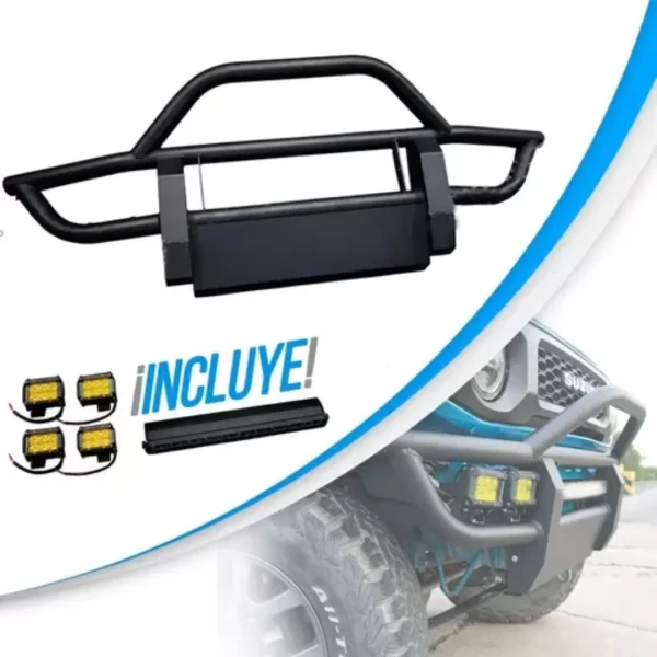 Defensa Delantera C/barra Dually Led Suzuki Jimny 2021-2023