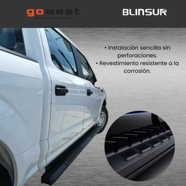 Estribos Serie 400 Compatibles Con Ford Ranger 2013 - 2022