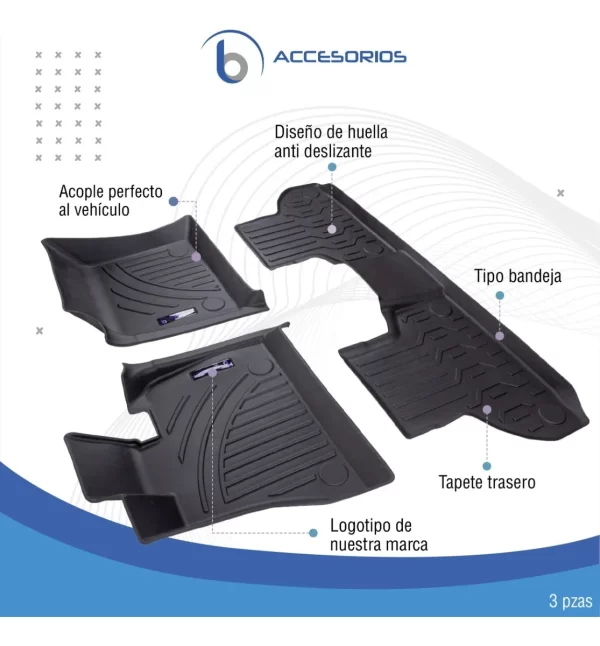 Juego De Tapetes Tipo Bandeja Para Bmw X5 2018-2021