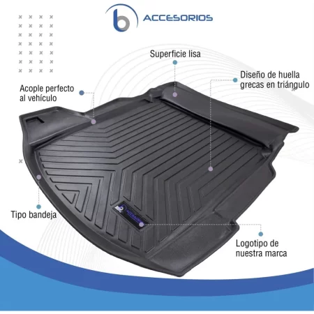 Tapete Para Cajuela Tipo Bandeja Para Audi A8 2020 - Image 3