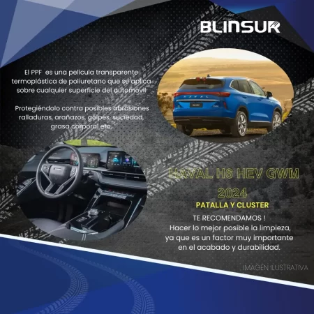 Protector Bl Pantalla Y Clúster Para Haval H6 Hev Gwm 2024 - Image 3