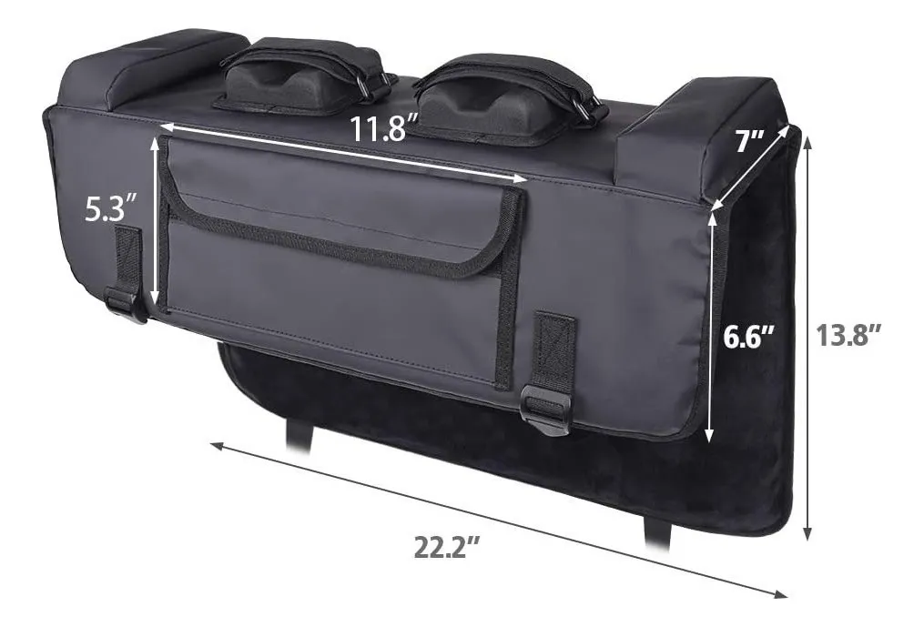 Almohadilla Para Puerta Trasera Para 2 Bicicletas - Image 3