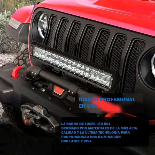 Barra De Luz Led 20 Pulgadas Mictuning X-explorer Ks1 108w