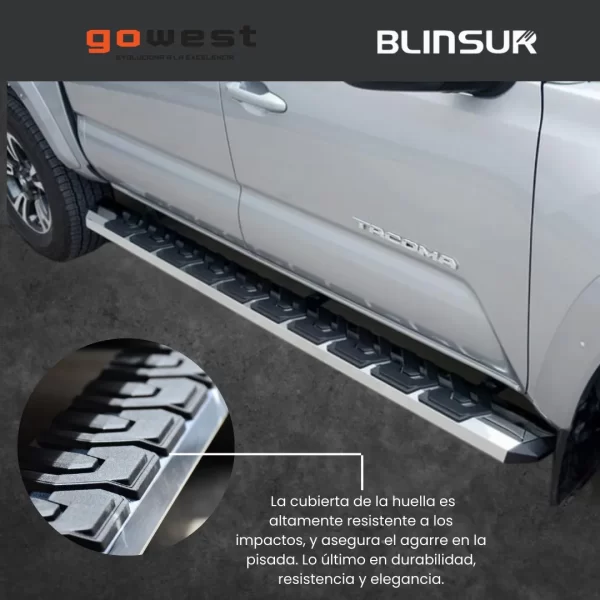 Estribos Serie 900 Para Ford Ranger 2016 - 2022 Doble Cabina