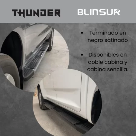 Estribos Mg Compatibles Con Toyota Hilux 2016 - 2023 Dob Cab - Image 3