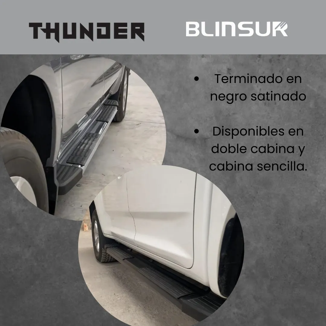 Estribos Mg Compatibles Con Toyota Hilux 2016 - 2023 Dob Cab - Image 3