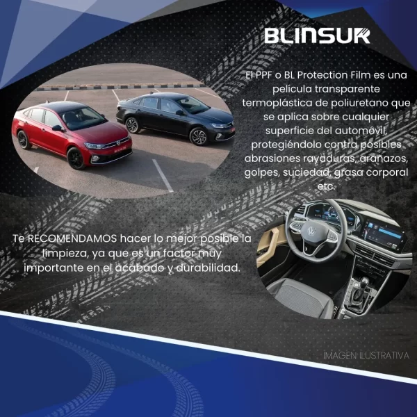 Protector Acabado Piano Interior Para Virtus 2022 2023