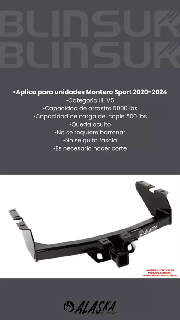 Tiron Jalon De Arrastre Mitsubishi Montero Sport 2020 - 2023